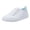 Pink, variant on NOKIO White Sneakers for Women Womens Tennis Shoes Women's Fashion Leather Sneakers Lace up Casual Shoes for Walking Comfortable Non Slip Shoes Fashion Lace Up Flat