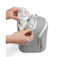 thumbnail image 4 of Bolsa para biberones Skip Hop Grab & Go, gris melange, 4 of 8