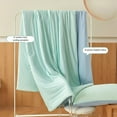 thumbnail image 4 of Breathable Double-Sided Ice Blanket, Soft and Light Cold Blanket for Hot Sleepers, Thin Summer Cooling Blanket, Perfect for Hot Weather, Machine Washable and Comfortable, 4 of 6