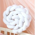 thumbnail image 3 of Soft Braided Knot Throw Pillow For Home Decorations Length Knot Pillow Knot Pillow Purpose MultiPurpose Knot Soft Home Decorative Round Throw Pillow Easy To Take Care Cribs Cradles Silk Pillowcase for, 3 of 3