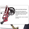 thumbnail image 4 of Compound Bow Press, Aluminum Alloy Portable Ratchet Style Hand Held Bow Press with Rubber, Time Saving, Bow Press String Changer Adjust Tools for Most Compound Bows, 4 of 7