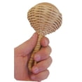 thumbnail image 3 of Single Jingle Caxixi Bottle Cap Shaker - African Woven Basket Rattle, 3 of 3