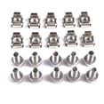 thumbnail image 5 of mmirethe Lot de 10 - Support M6*20 avec Vis Écrous & Rondelles Carrées Cage - Clips Style A 1Set, 5 of 5