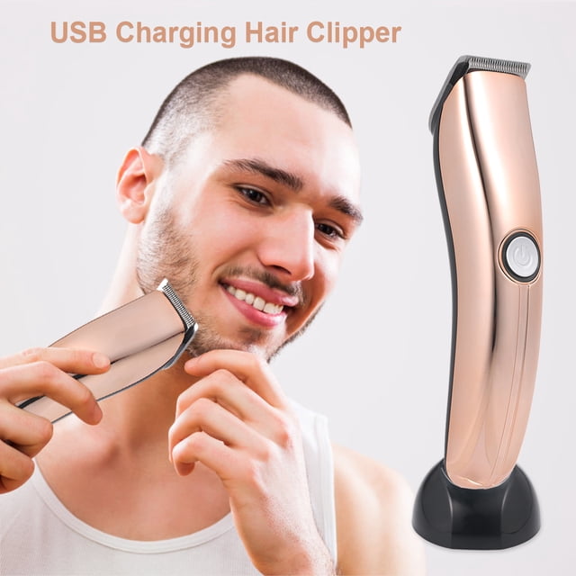 USB Charging Hair Clipper 3-6-9-12mm Guide Comb with Hair Clipper Stand Beard Comb / Scissor and Cutting Cape