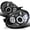 Black Housing Clear Lens, variant on Spec-D Tuning LED Pro Headlights Black Compatible with 2003-2005 Dodge Neon, Left + Right Pair Headlamps Assembly