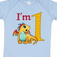 thumbnail image 4 of Inktastic Gold and Red Baby Dragon First Birthday Boys or Girls Baby Bodysuit, 4 of 5
