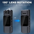 thumbnail image 4 of Cámara Corporal 1080P, Mini Cámara Deportiva con Grabación de Audio y Vídeo, Lente Gran Angular y Grabadora de Vídeo Portátil de Visión Nocturna con Clip Trasero, Rotación de, 4 of 10