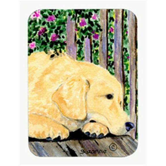 Golden Retriever Mouse Pad & Hot Pad Or Trivet