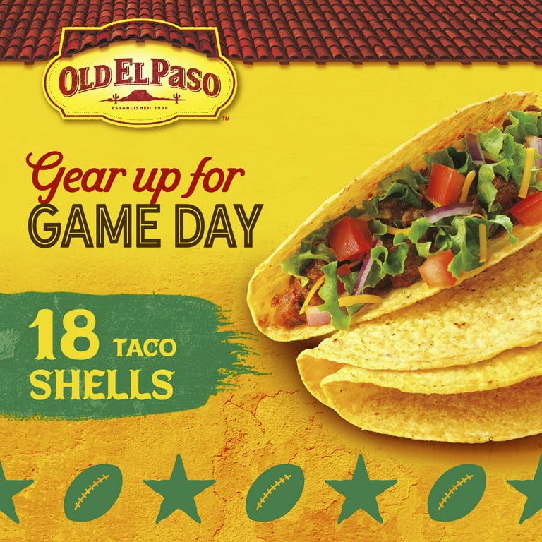 Old El Paso Crunchy Taco Shells, Gluten-Free, 18 Ct., 6.89 oz.