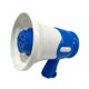 thumbnail image 5 of Altavoz de megáfono portátil mini bullhorn juguete liviano mega bullhorn amplificador portátil para entrenadores de porristas deportivos al aire libre azul, 5 of 8