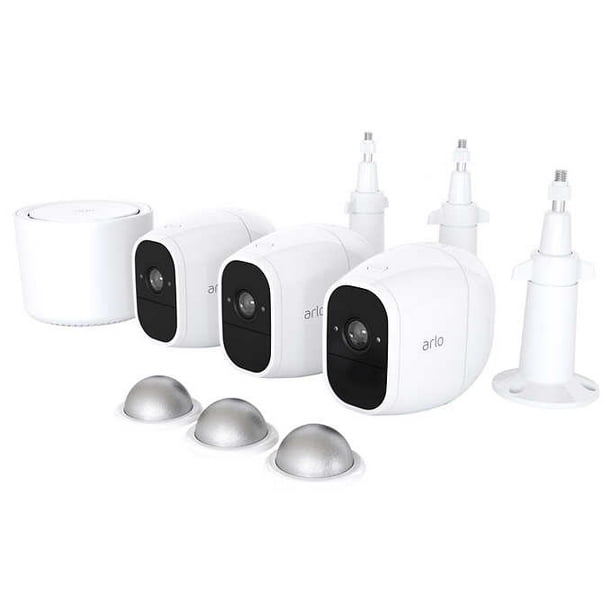 NETGEAR Arlo Pro 2 WireFree HD 3 Pack Security Camera Kit Surveillance