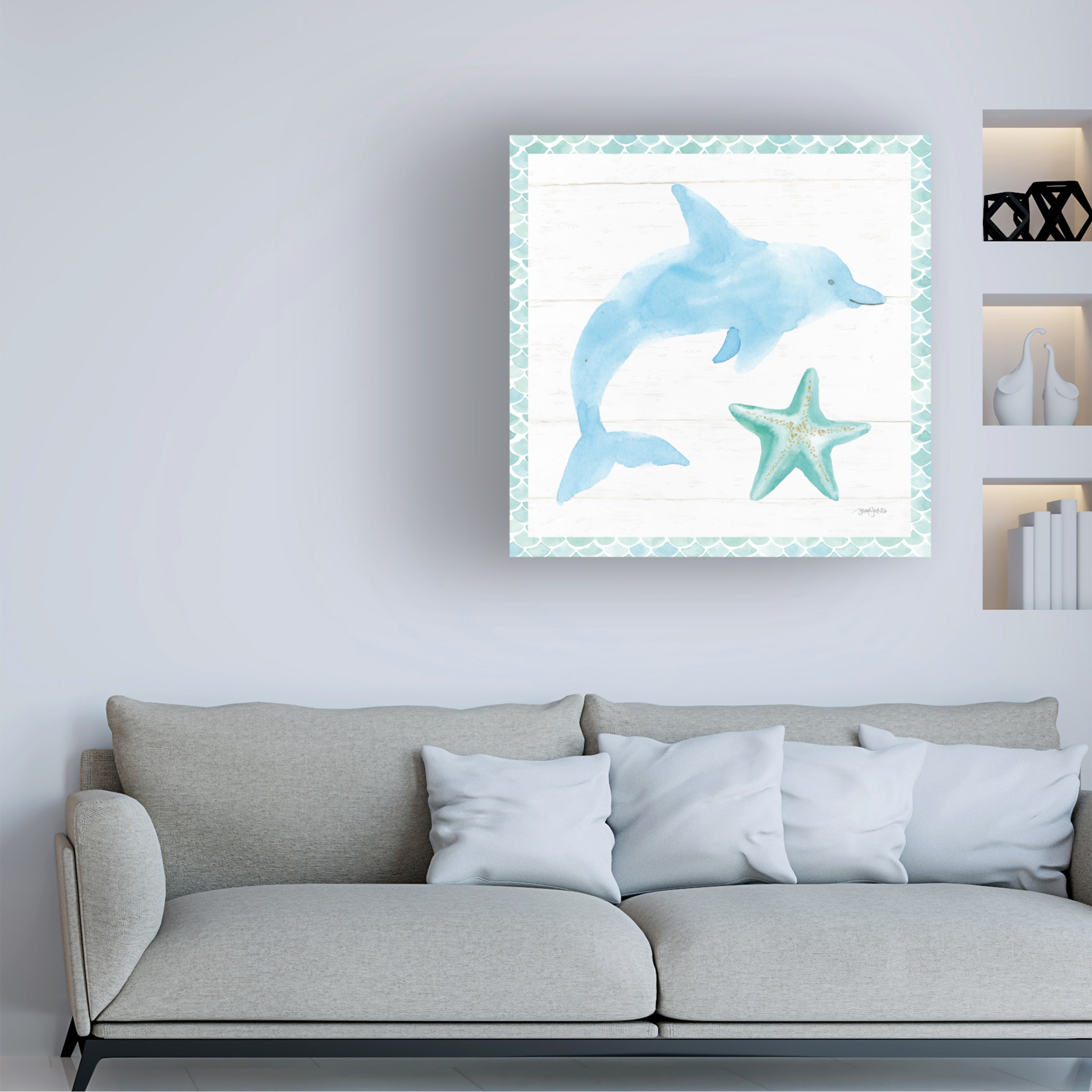 Jenaya Jackson 'Mermaid Friends VIII' Canvas Art