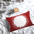 thumbnail image 5 of Pofeuu Winter Christmas Snowflake Print Polyester Microfiber Plush Pillowcases, Super Soft and Cozy Pillow Case Covers with Envelop Closure（Pillow core not included）-20"x30", 5 of 6