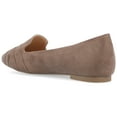 thumbnail image 3 of Journee Womens Mindee Slip On Pointed Toe Loafer Dress Flats, Widths Available, 3 of 10