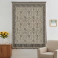 thumbnail image 2 of Beige Boho Sheer Curtains 72 Inches Long, Vintage Floral Abstract Art Ethic Tribe Light Filering Curtains, Breathable Simi Curtain Privacy Drapes for Living Room Bedroom Lightweight Window Treatment, 2 of 9