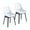 White, variant on Porthos Home Moe Dining Chairs, Sturdy Plastic Shell And Legs ( Set of 2)