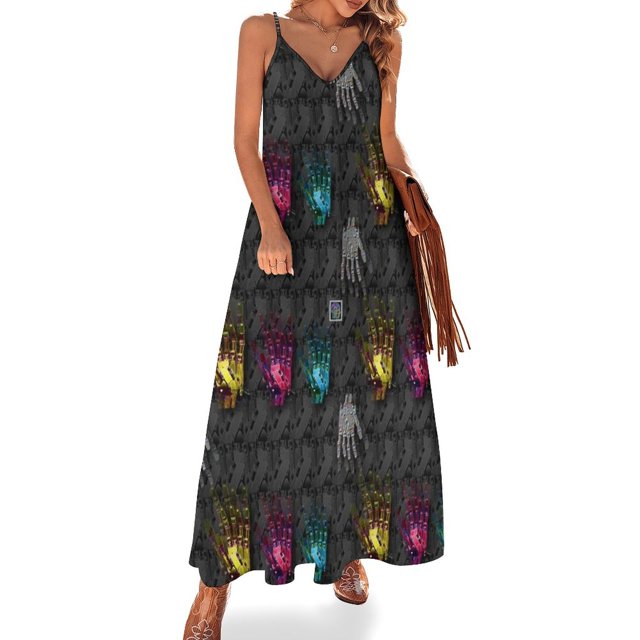 Vestido sin mangas de Robo Reach? Vestido de verano para mujer Traje de festival Vestido de verano para mujer