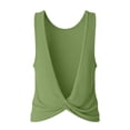 thumbnail image 6 of Xijirk Women's Crew Neck Sleeveless Tank Top Loose Fit Solid Casual Basic Tee Breathable Everyday Summer Vest,XL, 6 of 7