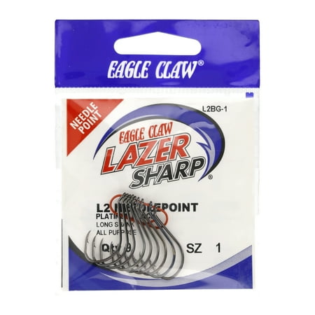 UPC: 0047708690386 | Lazer Sharp L2BGH-1 Octopus Long Shank Offset Up Eye  size 1