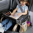 thumbnail image 2 of Portable Baby Car Seat Tray Waterproof Stroller Kids Toy Food Holder Desk Children Table For Car Child Table, 2 of 3