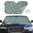 thumbnail image 3 of Lsque Cute Puppy Car Windshield Sun Shade | Accordion Folding Style Auto Shade for Car Truck SUV Van | Blocks UV Rays Sun Visor Protector | Medium, 3 of 7