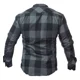 thumbnail image 3 of Camisa Franela De Cuadros Gris Oscuro Hombre Slim Fit, 3 of 5
