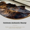 thumbnail image 6 of Medium Brindle Cowhide Rug, 6x7 ft, Genuine Leather, Natural Cowhide for Modern & Rustic Decor, 6 of 8