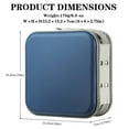 thumbnail image 5 of (2 pack) DVD Case, 48 Capacity Darkblue CD Hard Plastic Storage Case Holder Wallet, 5 of 8