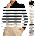 thumbnail image 3 of Vinsonshop Women's Thermal Underwear Tops Long Sleeve Overlap Mock Neck Fleece Lined Slim Fit Base Layer Winter Warm Casual Fall Clothes Light Pink XL, 3 of 6