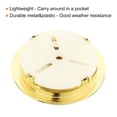 thumbnail image 4 of 1.5" Round Indoor Outdoor Hygrometer No Battery Required Mini Humidity Gauge, Gold, 4 of 5