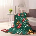 thumbnail image 4 of Christmas Throw Blanket adult Green box Blanket for Couch Bedroom Sofa Bed Soft Lightweight Fuzzy Plush Fleece Printed Blankets and Throws Xmas Holiday Blanket Decorative 50x60, 4 of 6
