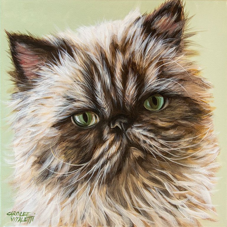 Persian Cat Sculpture