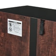 thumbnail image 3 of Royard Oaktree Freestanding Tall Hallway Storage Cabinet with Doors, Wood, Walnut, 3 of 6