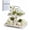 White, variant on 2 Tiered Tray Stand, Farmhouse Tiered Serving Tray Decor, Rectangle Wood Display Stands for Food Fruits Cupcake and Seasonal Festive Decorations (Brown)