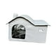 thumbnail image 5 of Refugio para gatos callejeros, casa exterior plegable, impermeable, cueva para gatos, cama para gatitos de interior, animales pequeños, patio, garaje L, 5 of 8