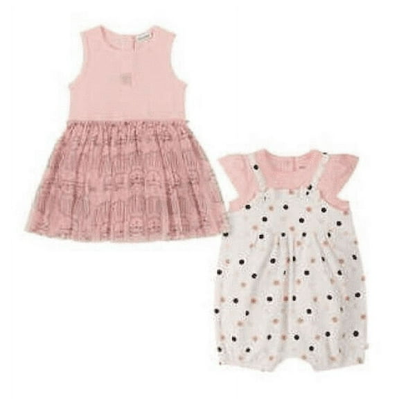 --NEW-- Absorba Romper Set FREE SHIPPING pink 3M 6M 9M 12M 18M 24M (9 Months)