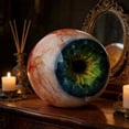 thumbnail image 3 of Honmine Realistic Eye Decor Gothic Eyeball Ornament, Scary Realistic Eyeball Ornament Dark Artwork, Creepy Figurine for Shelf, Desk, Horror Fan Display, 3 of 6