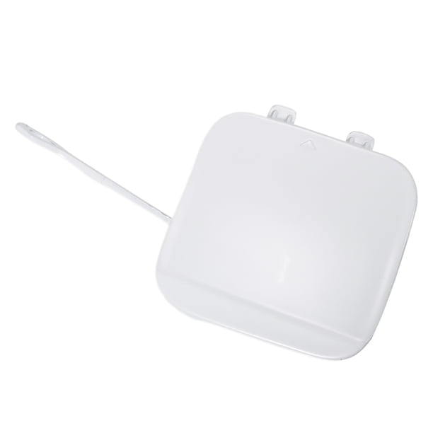 Cubierta de gancho de remolque para parachoques delantero de coche, tapa de ojo de remolque apta para Mercedes Benz GLA 250, paquete de 1 blanco