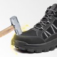 thumbnail image 6 of XIMIN Men Hiking Shoes Slip Resistant Safety Shoes Indestructible Construction Waterproof Trail Fashion Sneakers Breathable Lightweight Non-Slip Outdoor Walking Sports Shoes, 6 of 8