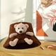 thumbnail image 1 of Gorro de lana para mujer con diseño de oso de peluche en 3D, gorros de invierno informales a la moda, a prueba de viento, gorro de pescador para clima Café Salvador Gorro de pescador para mujer, 1 of 10