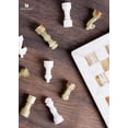 thumbnail image 4 of Radicaln White and Green Marble Chess Set 12 Inch Handcrafted Game Board – Premium Strategy Gift for Dad, Husband or Mentor – Father’s Day Present, 4 of 7