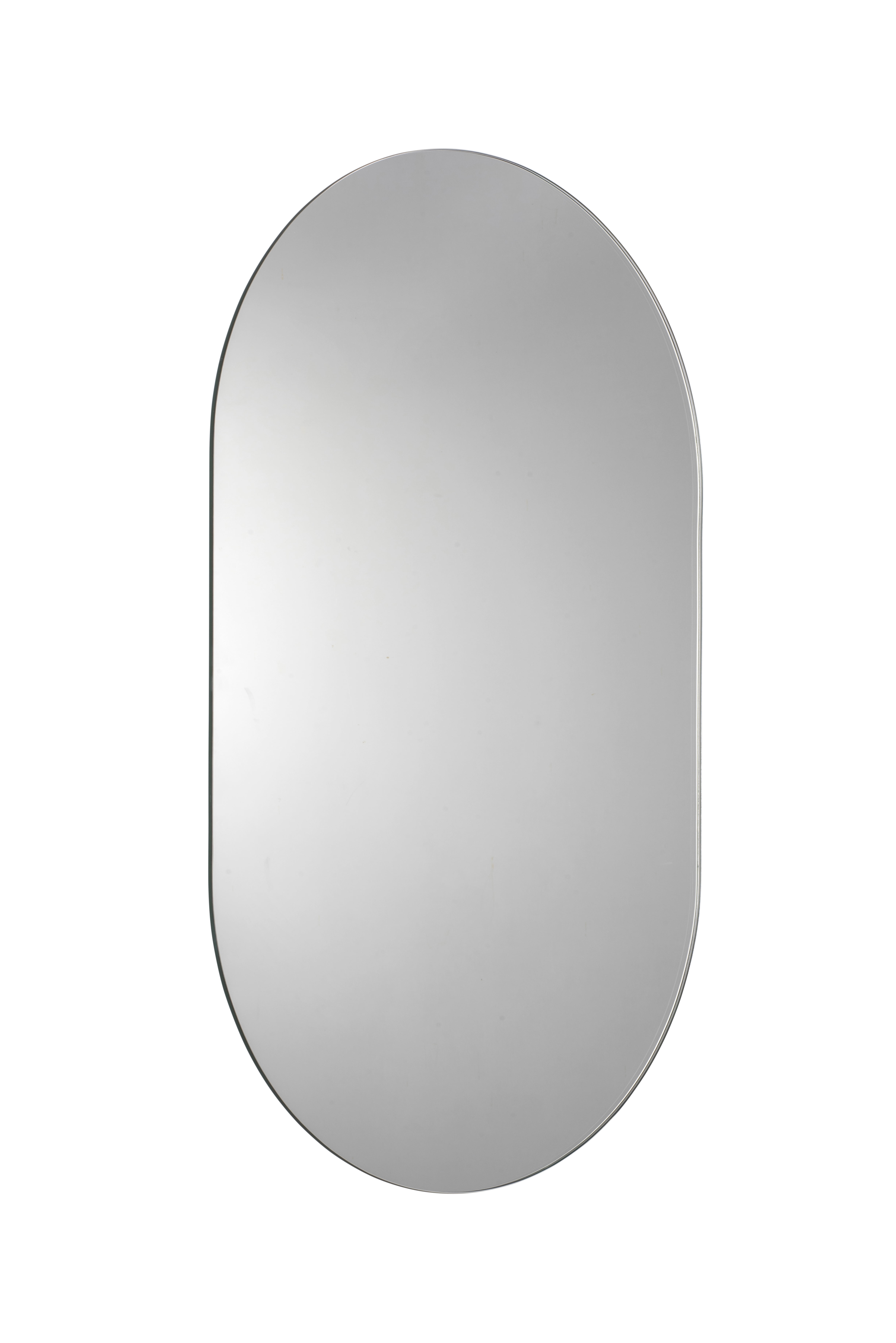 Croydex Harrop Rounded Rectangular Frameless Bathroom Mirror (15.7x23.6in)