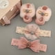 thumbnail image 2 of 3Pcs Baby Diadema Calcetines Conjunto Niñas Encaje Flor Niños Accesorios Para El Cabello (Sin Caja) Gao Jiahui unisex, 2 of 2