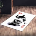 thumbnail image 5 of Entry Rug, Banksy Graffiti Rug, Runner Rug, Thin Rugs, Modern Rug, Area Rug, Abstract Rug, Modern Rugs, Banksy Love Money Rugs, Corridor Rug, 2.6'x4' - 80x120 cm, 5 of 8