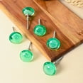 thumbnail image 3 of Set of Six Light Green Bubble Glass Cabinet Knobs by Perilla Home, 3 of 9