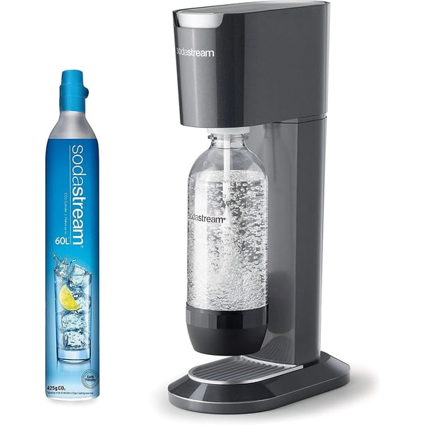 SodaStream Genesis Sparkling Water Maker, Black and Silver