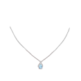 thumbnail image 4 of ANGARA Natural Solitaire Pear-Shaped 1.25 ct Aquamarine Flame Pendant in 14K White Gold for Women (Size-9x7mm) | March Birthstone, Anniversary, Jewelry Gift for Women | Natural Aquamarine Necklace, 4 of 8