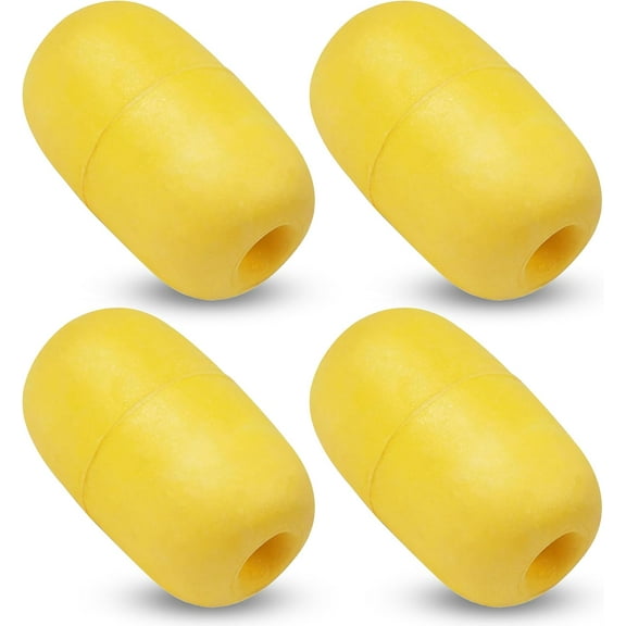 Rope Floats Marine Buoy Float,4pcs Crab Trap Floats Buoys Fishing Marker Buoy Plastic Water Buoy for Boats 2.76" x 4.33"