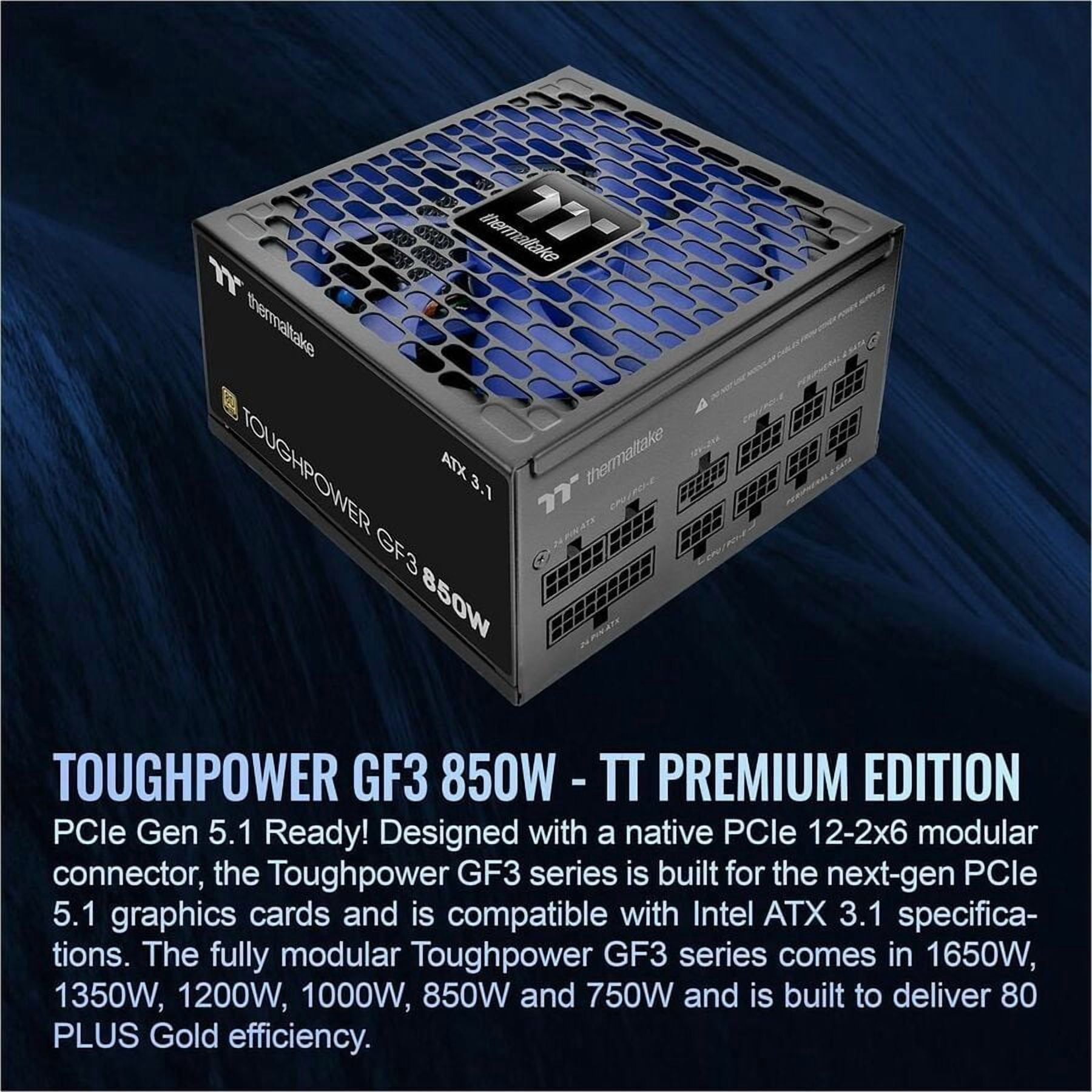 Thermaltake Toughpower GF3 Full Modular Gen5 Power Supply - 850w