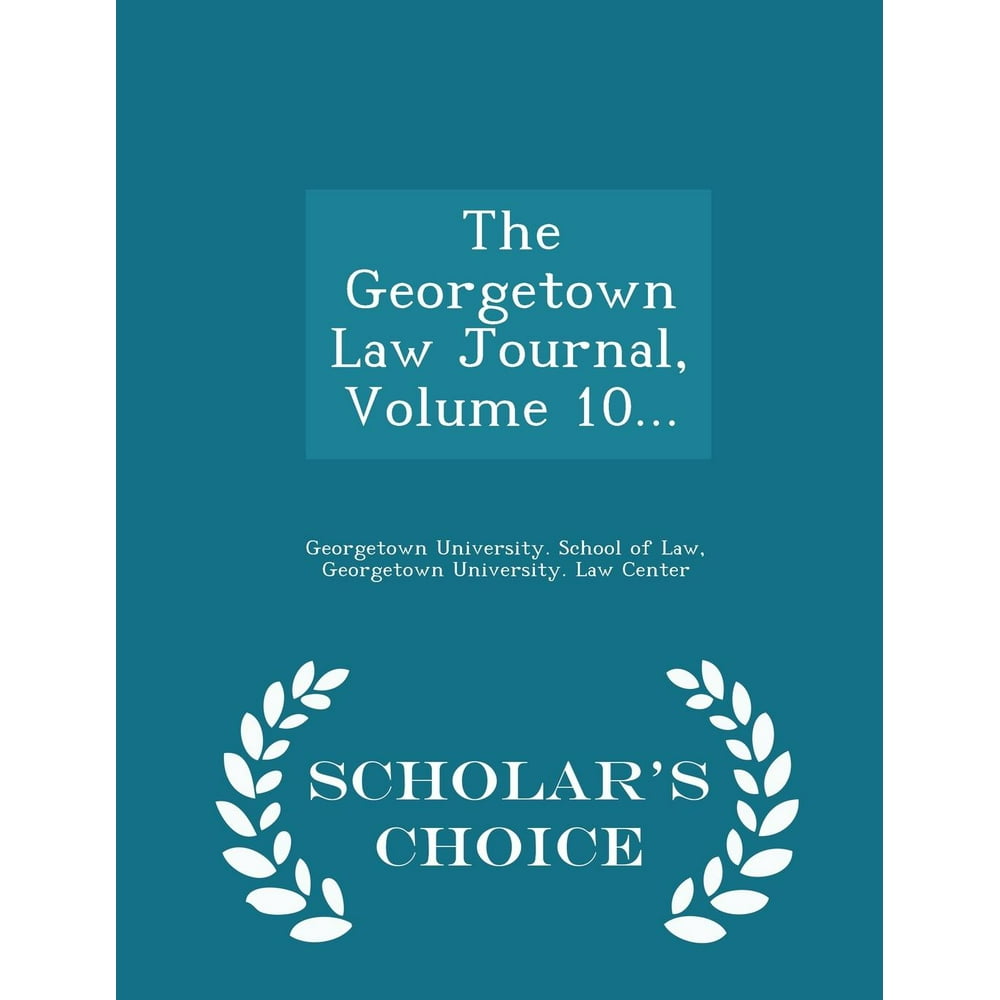 georgetown law top 10 list essay